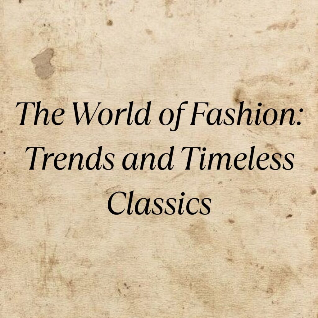fashion trends