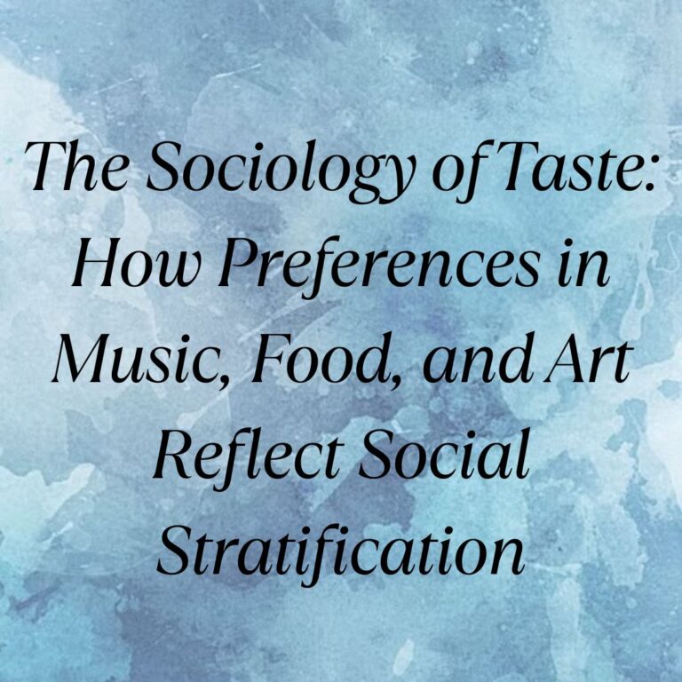 social taste