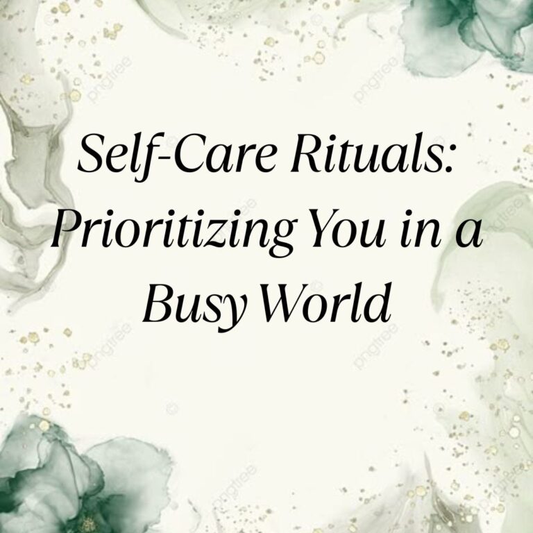 self care