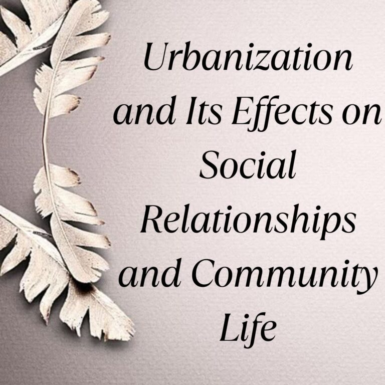urbanization