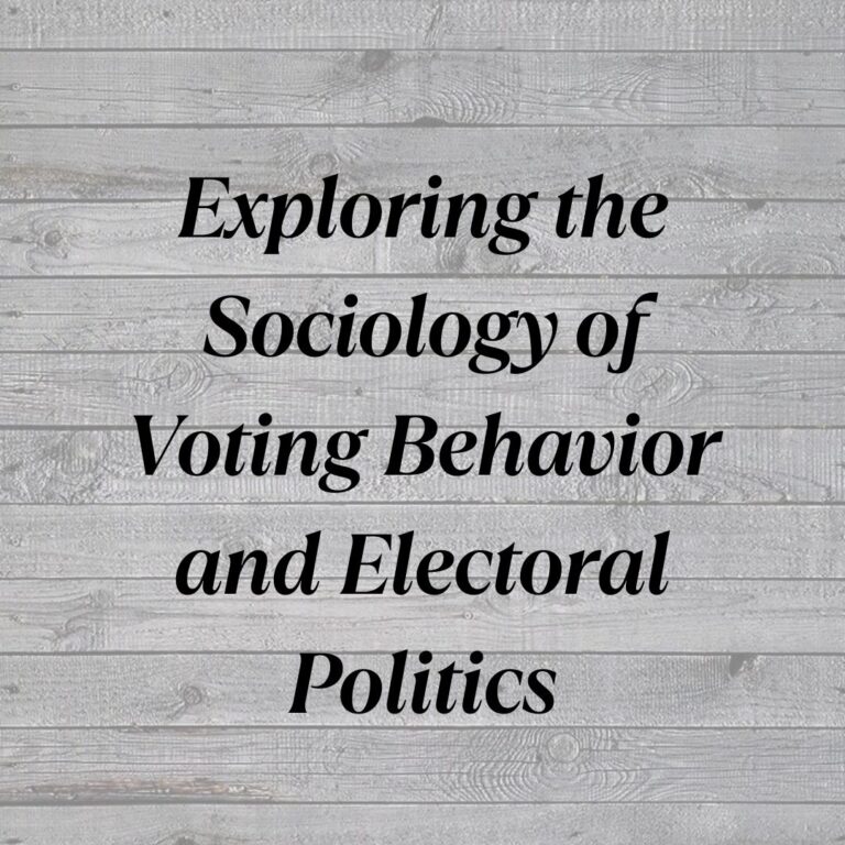voting behavior