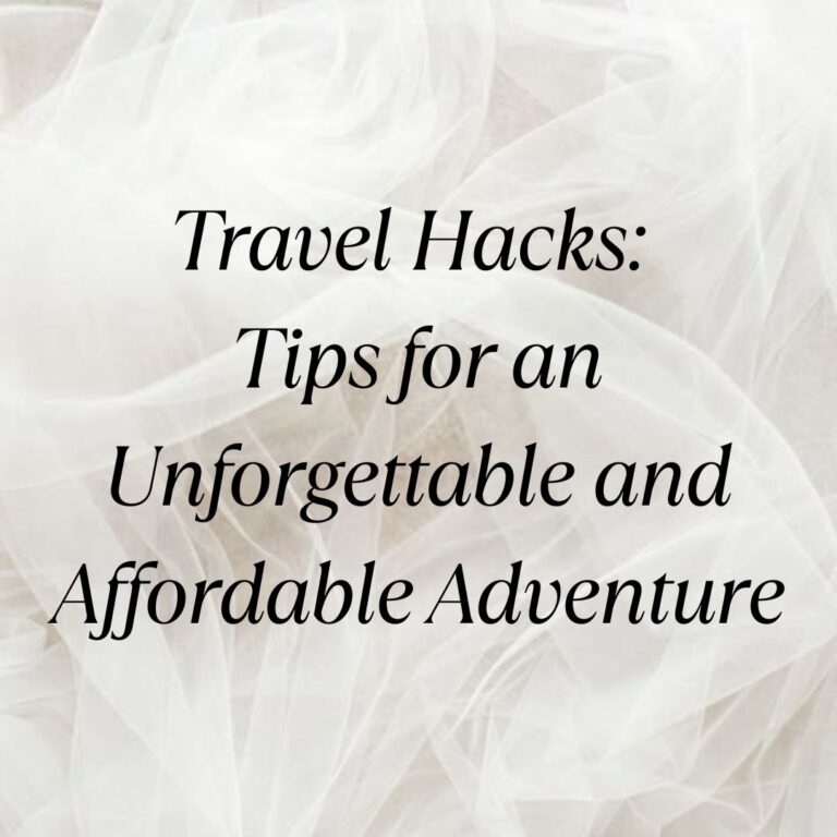 travel hacks