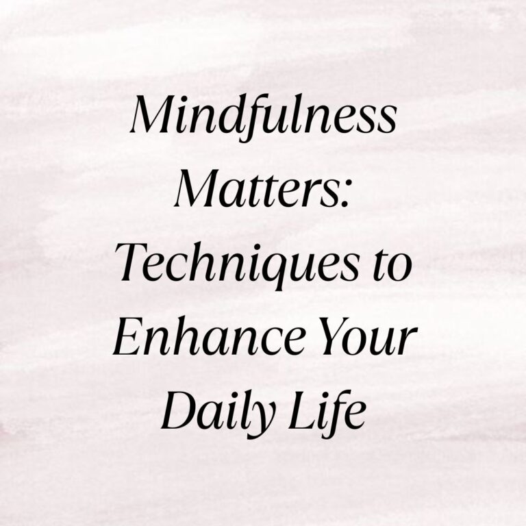 mindfulness