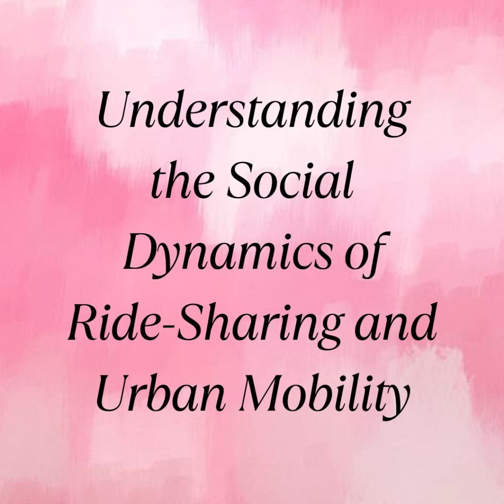 ride sharing