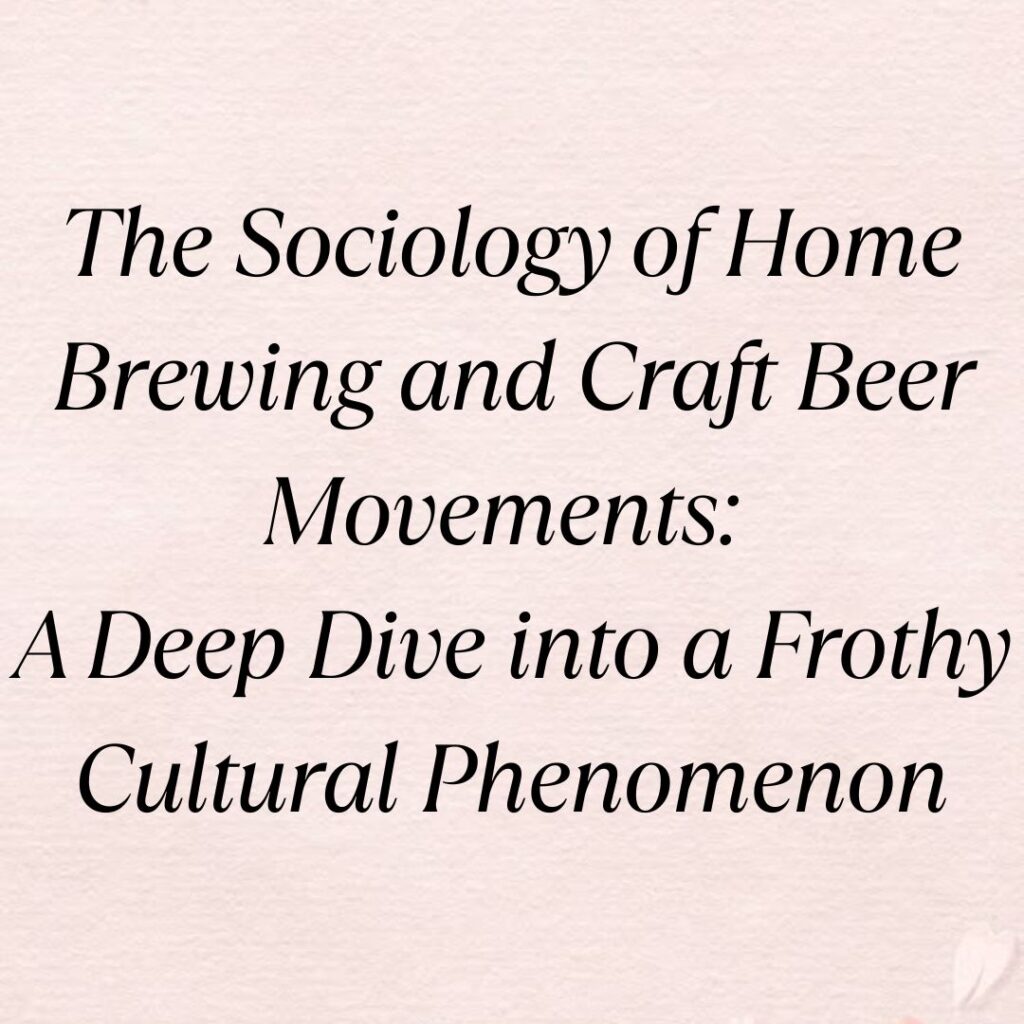 craft beer movements