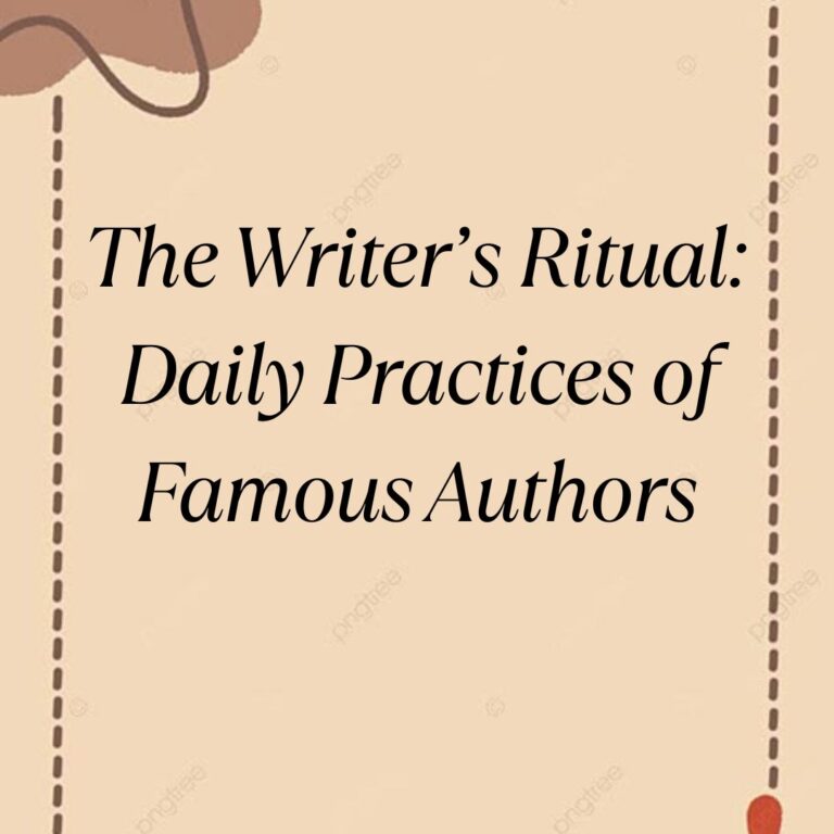 writers ritual