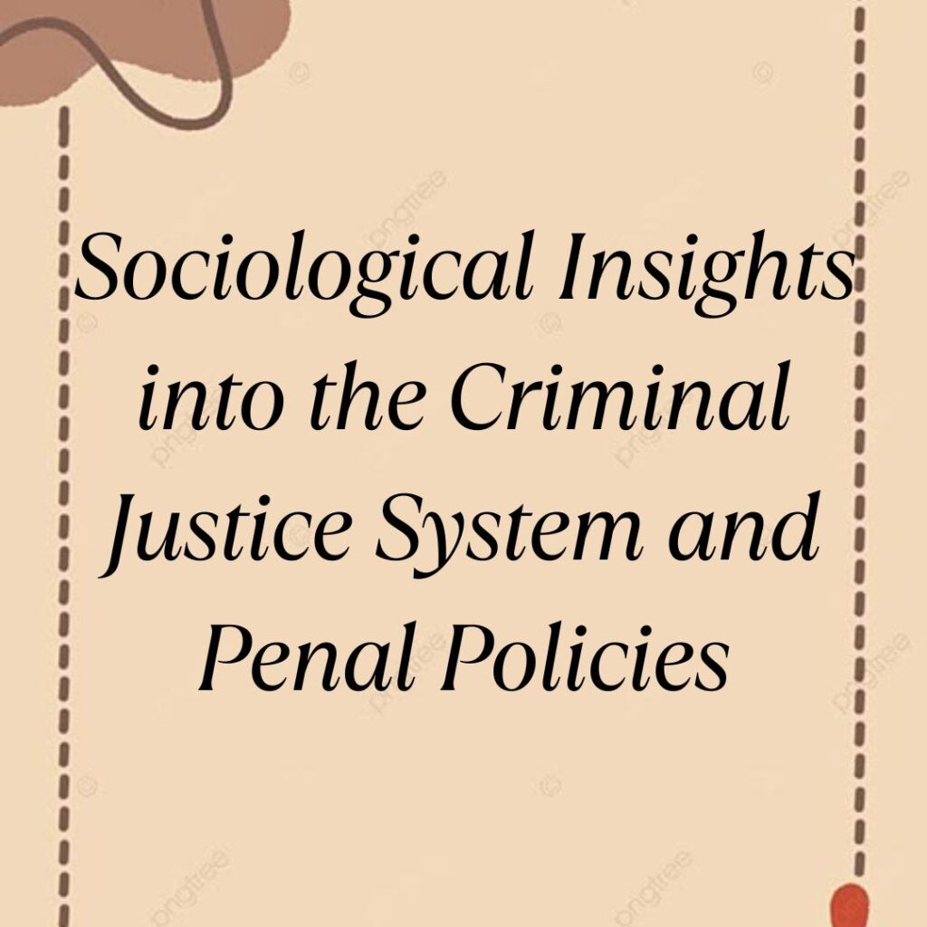 criminal justice