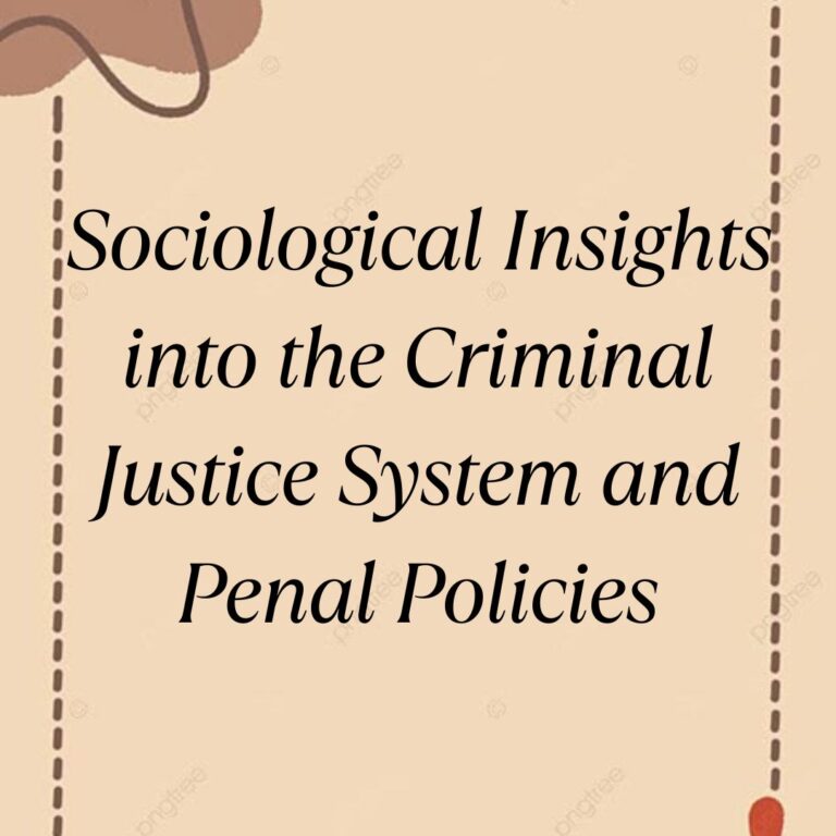 criminal justice