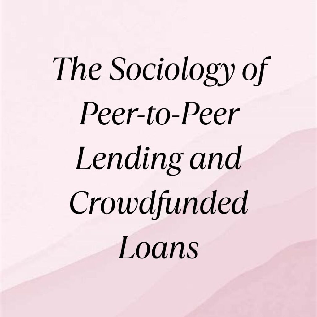 Peer to peer lending