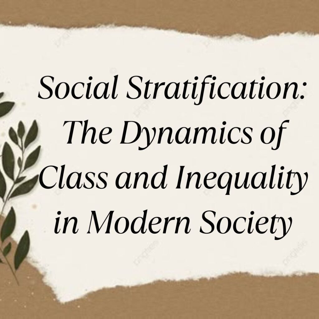social stratification