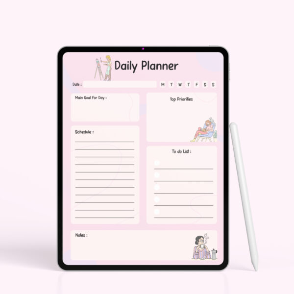 Cozy Pastel Daily Planner