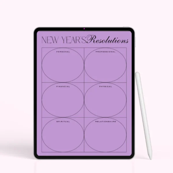 Life Resolution Header Lavender Life-Balance Resolution Planner - Riya's Blogs