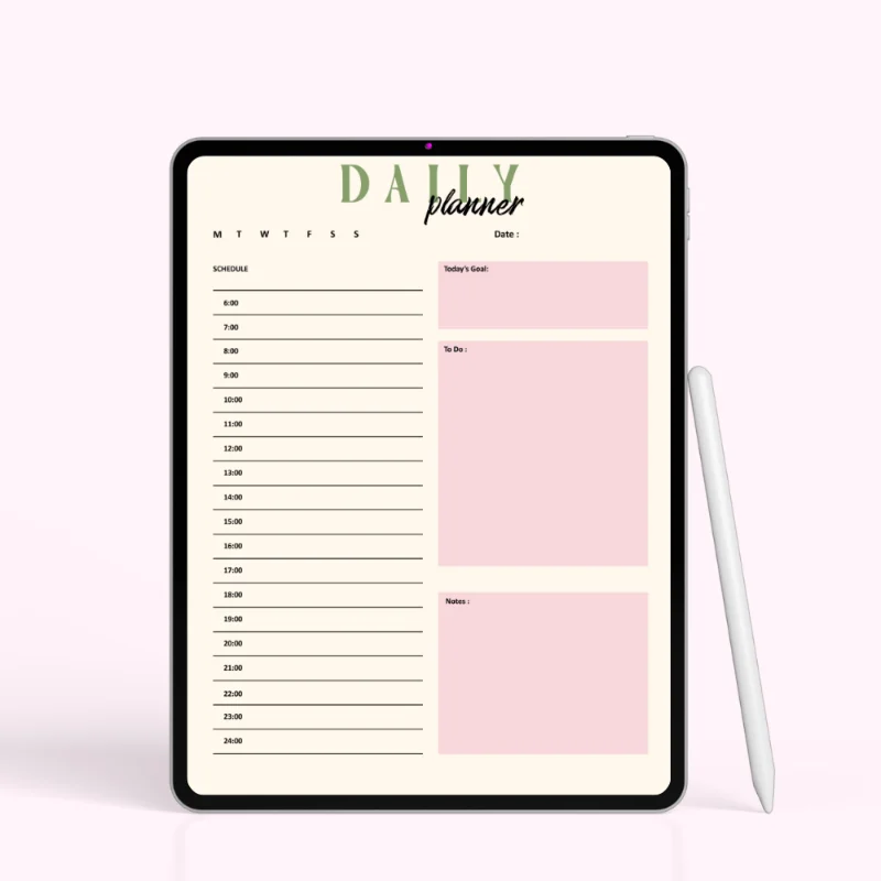 Minimal Elegance Daily Planner