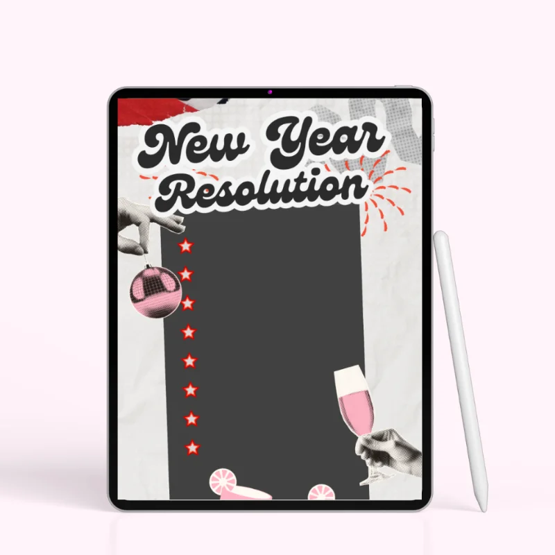 New Year Resolution Celebration Template