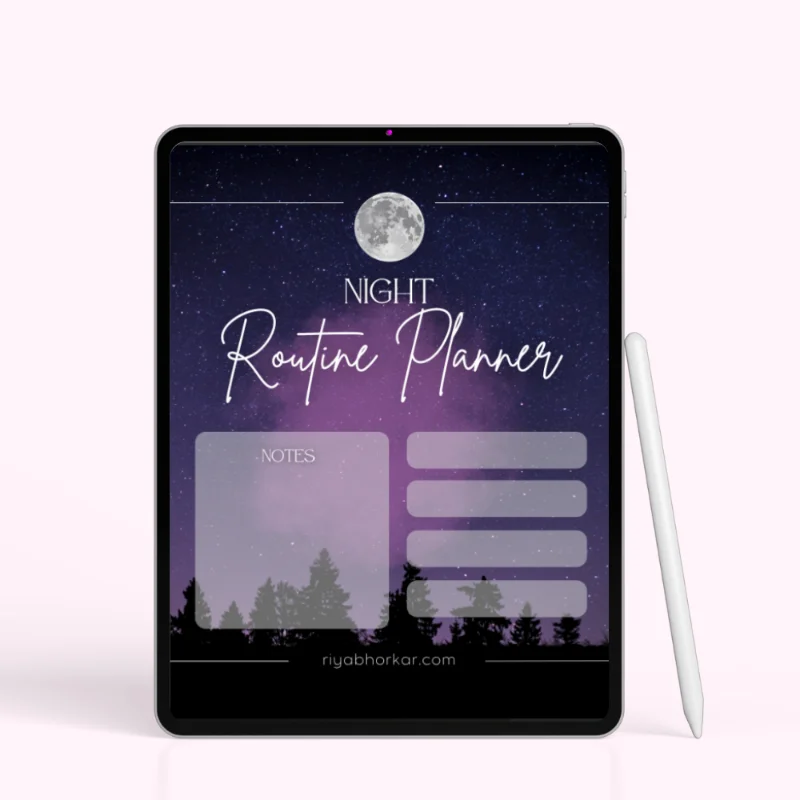 Night Routine Planner – Moonlit Edition