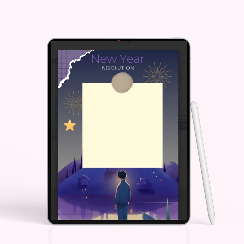 Nightscape Dream New Year Resolution Printable