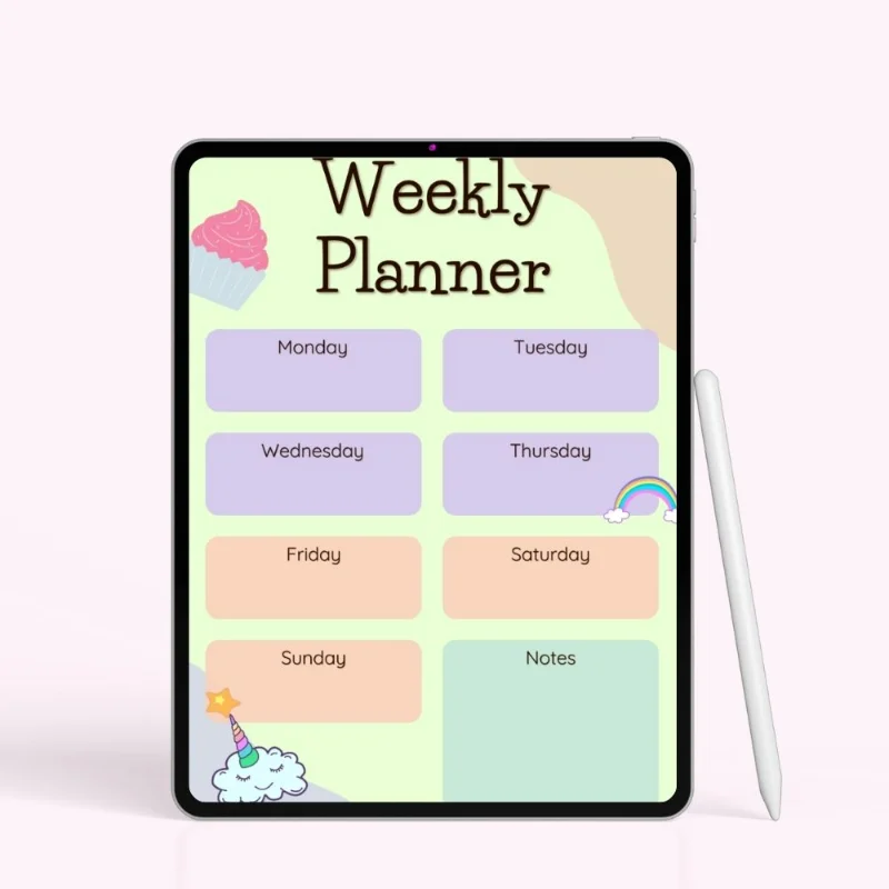 Pastel Dream Weekly Planner