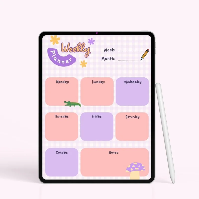 Pastel Joy Weekly Planner