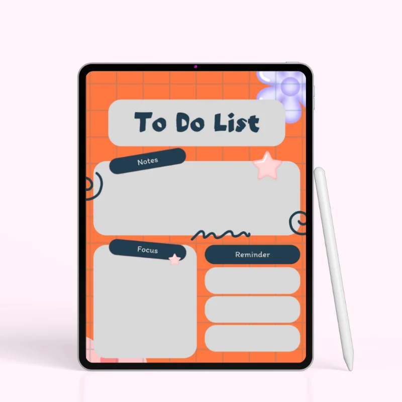 Playful Burst Notes & Focus To-Do Planner