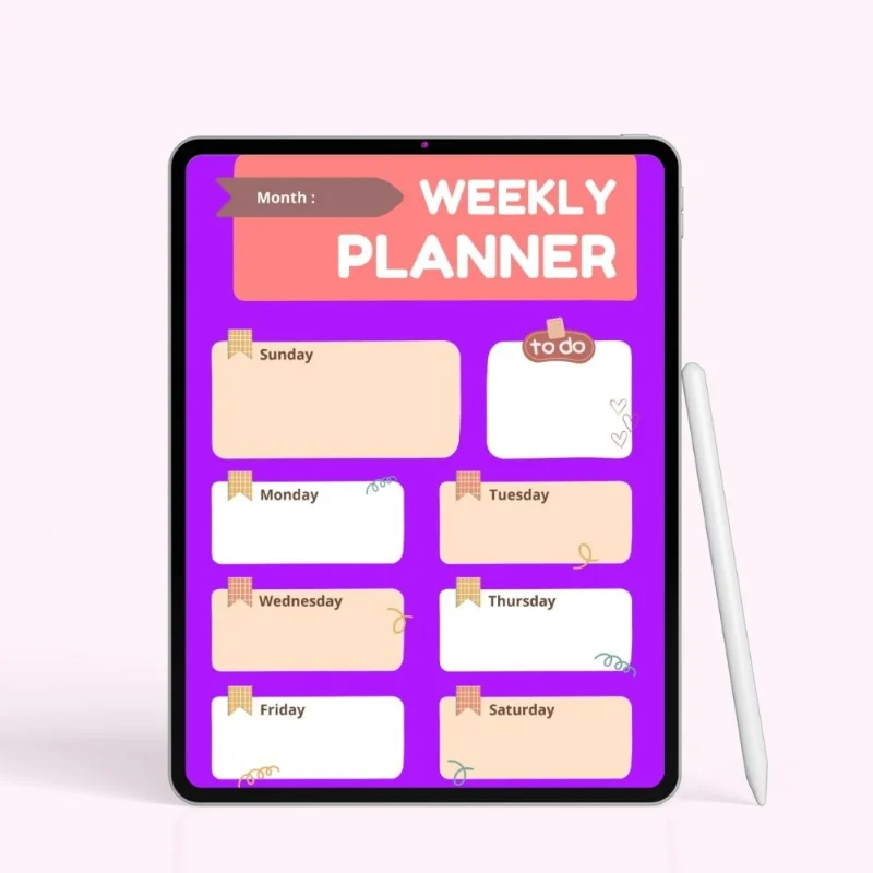 Playful Notes Weekly Planner