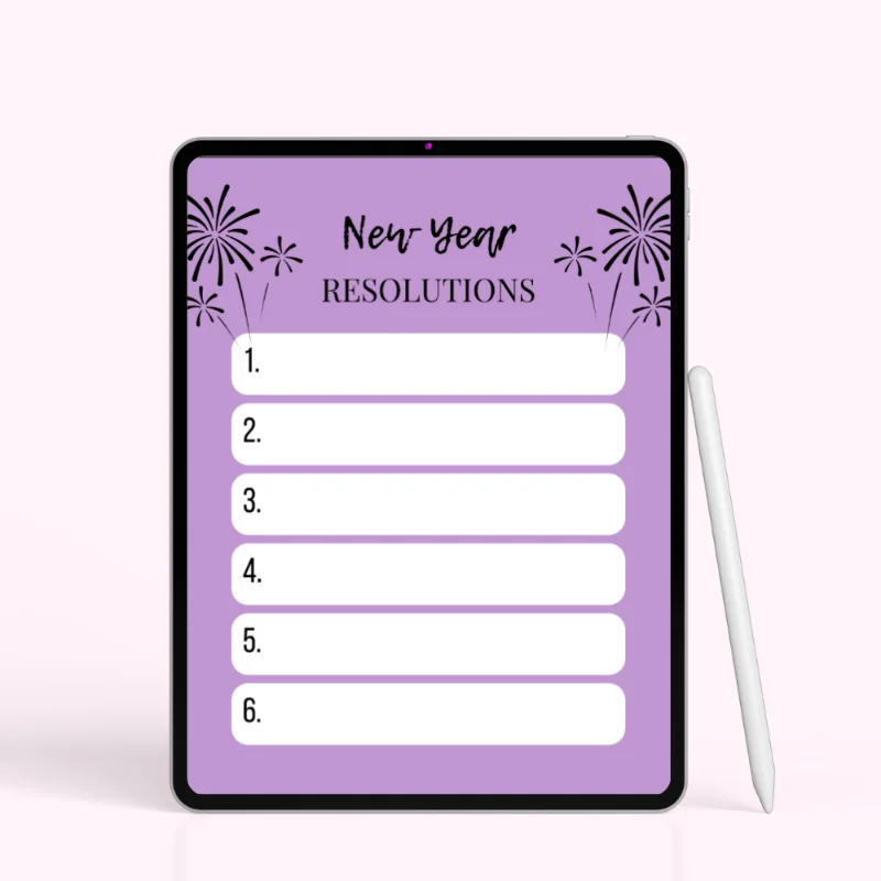 Purple Fireworks Resolution List