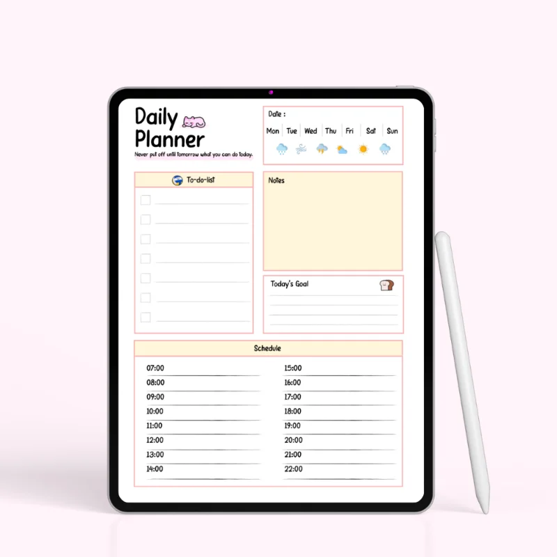 Sunny Side Daily Planner
