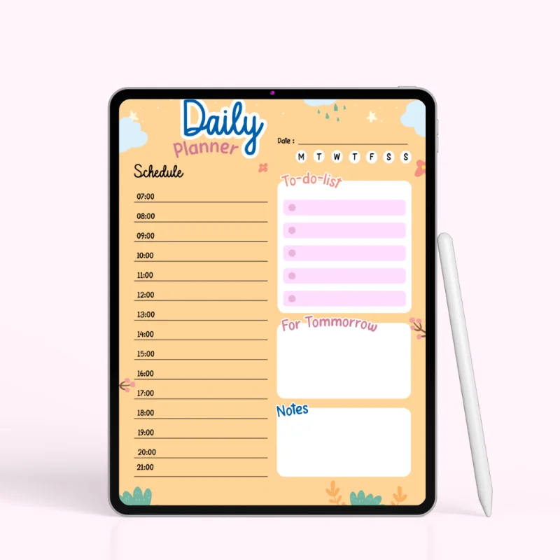 Sunset Skies Daily Planner