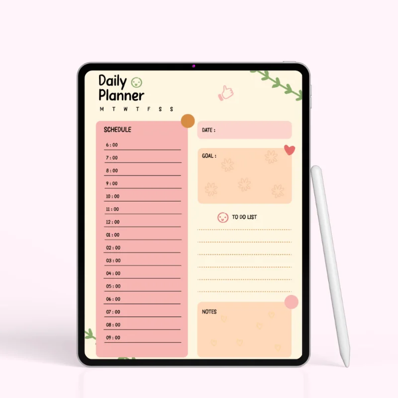 Warm Glow Daily Planner