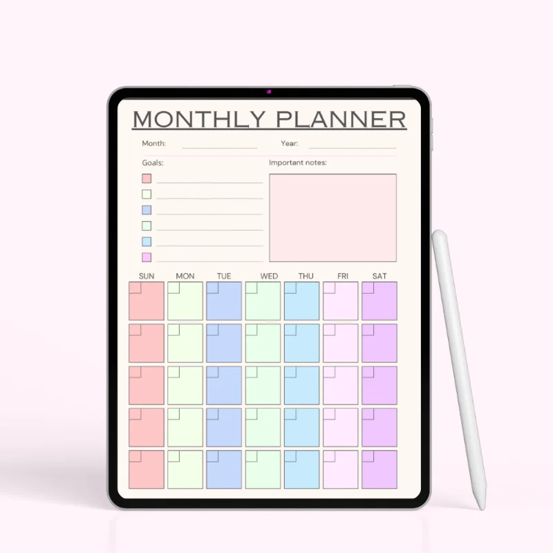Monthly Planner PDF
