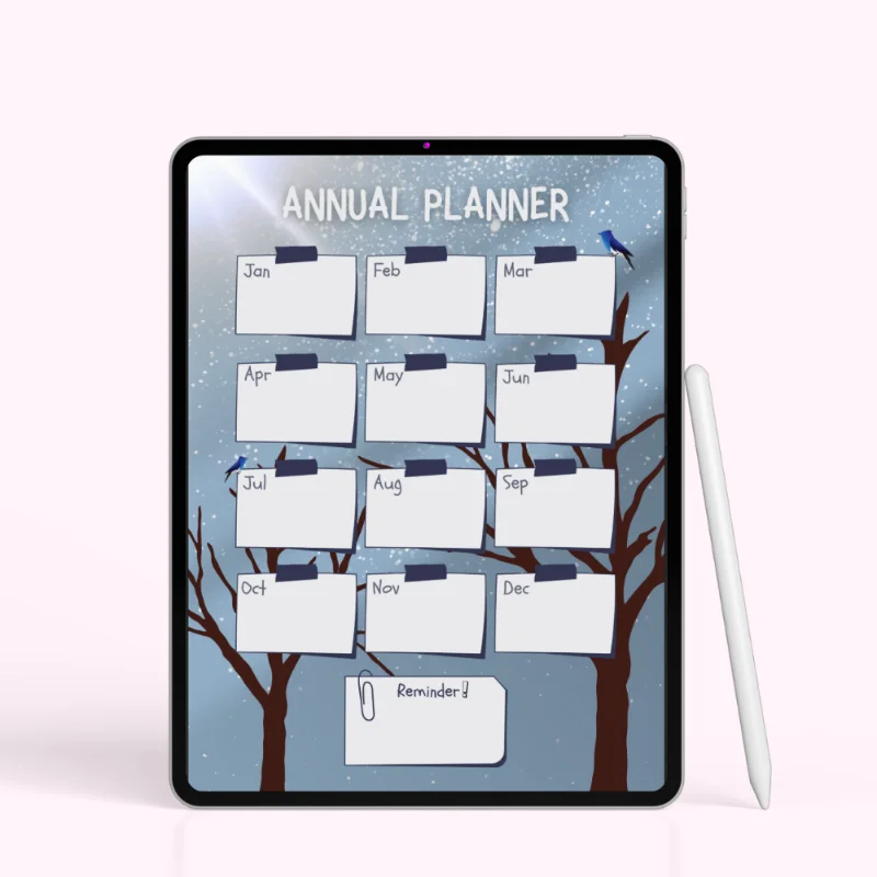 Winter Forest – Annual Planner 2026
