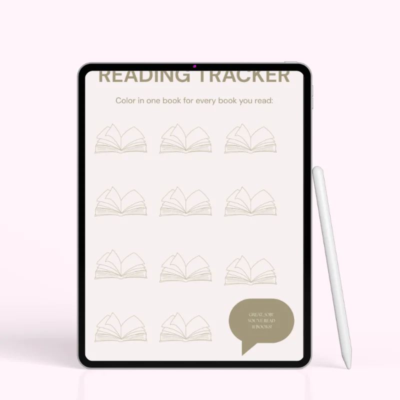 Color & Track Reading Progress – Book Tracker