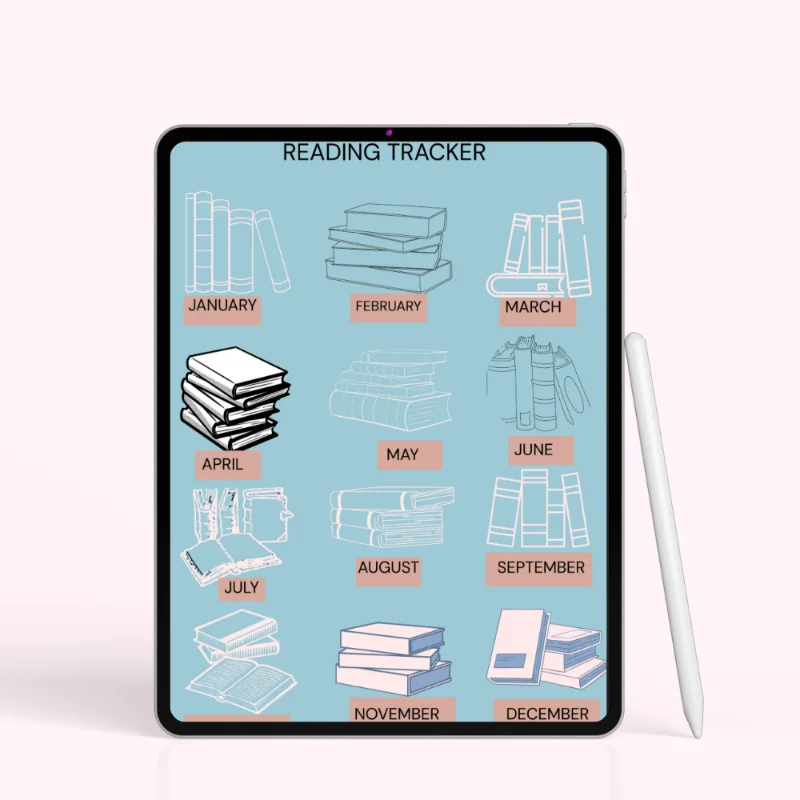 Monthly Reading Tracker – Book Tracker