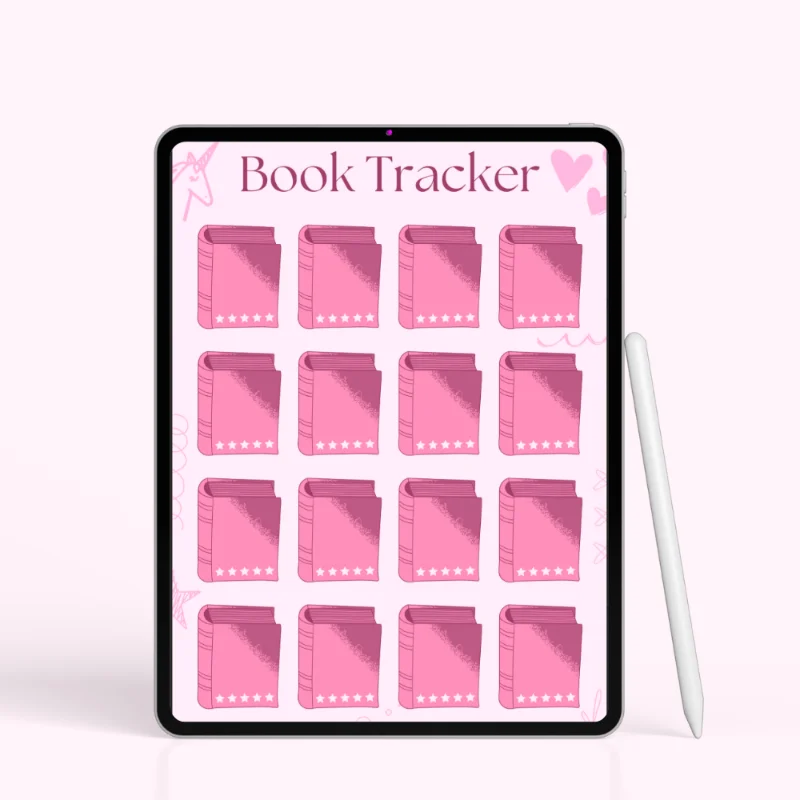 Rosy Reads – Book Tracker Template