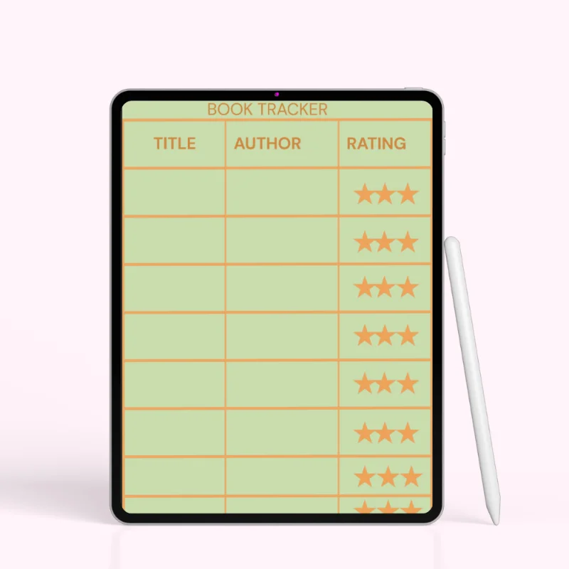 Simple Rating Log – Books Read Tracker