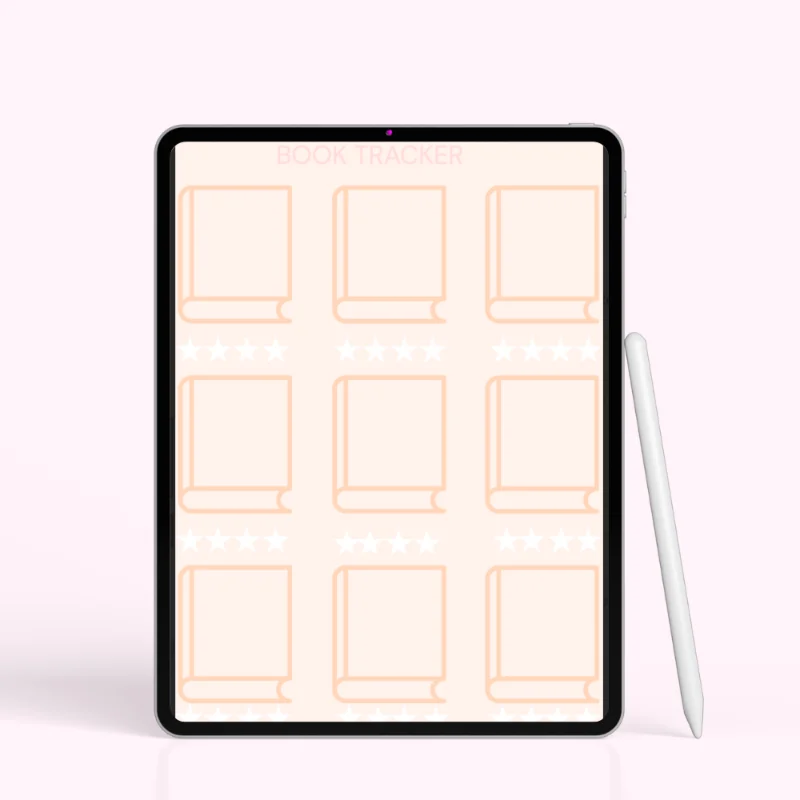 Soft Aesthetic Reading Log – Track Books Read